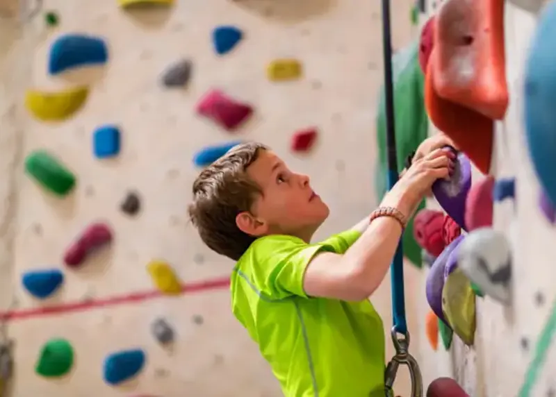 Two Column Child Climbing