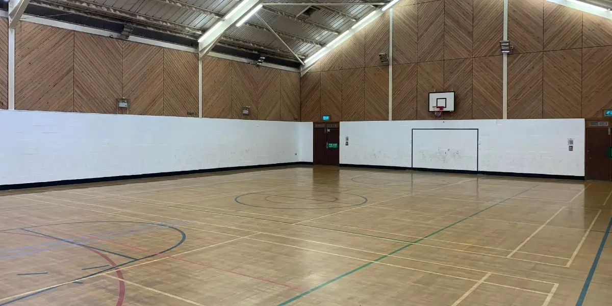 Sports hall at Bewdley Sports Centre