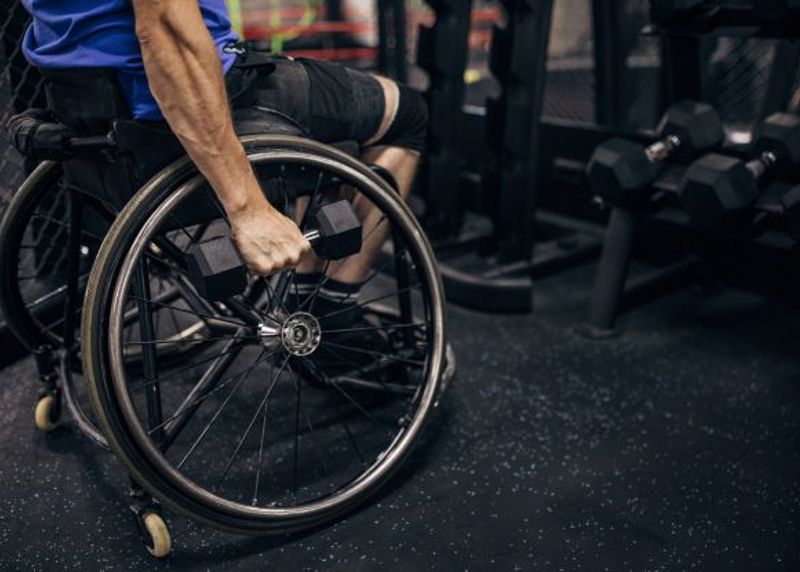 Two Column Generic Wheelchair Gym Accessibility