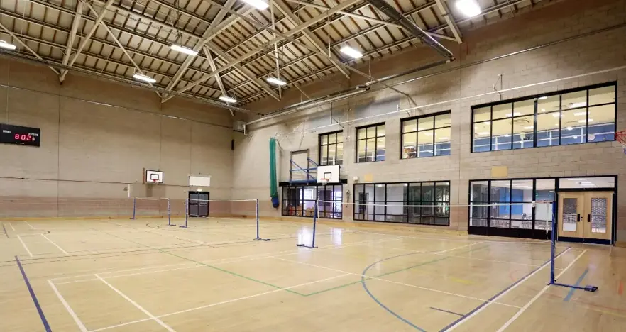 Sports hall at Wentworth Leisure Centre