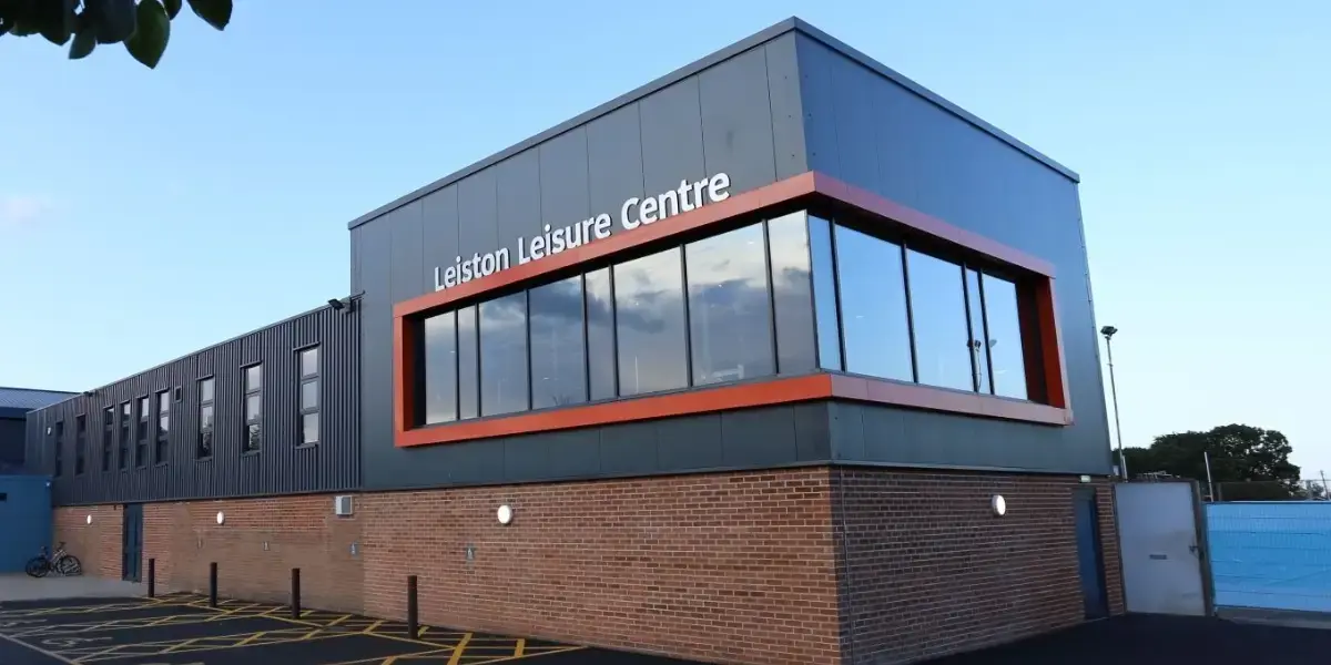 External shot of Leiston Leisure Centre