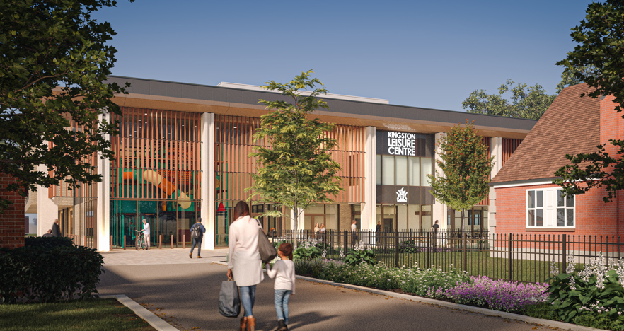 New Kingston Leisure Centre CGI